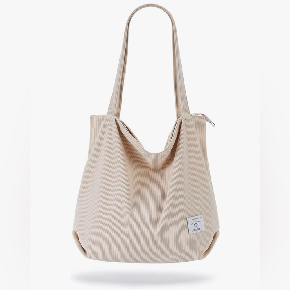 Cream Tote Bag